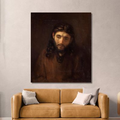 Head Of Christ Rembrandt van Rijn rvr60 canvas print 