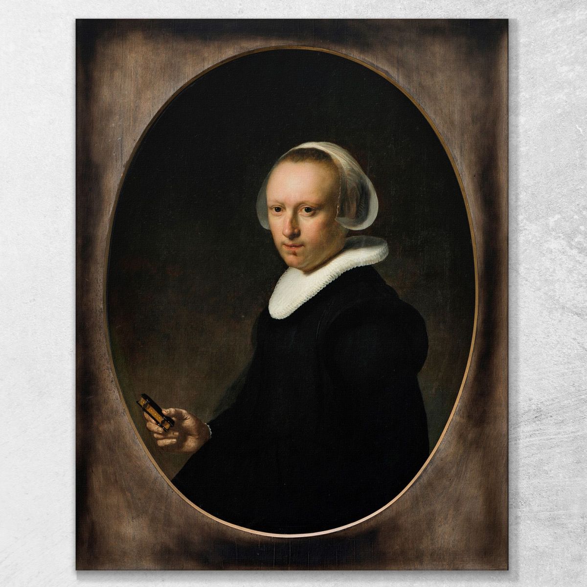 Portrait Of A 39-Year-Old Woman Rembrandt van Rijn rvr119 canvas print 