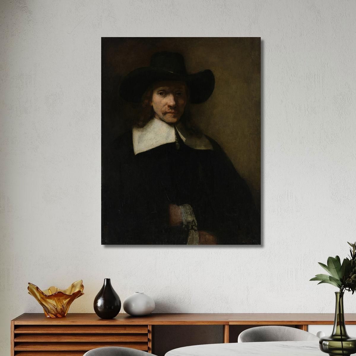 Portrait Of A Man 3 Rembrandt van Rijn rvr126 canvas print 