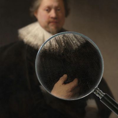 Portrait Of A Man Rembrandt van Rijn rvr130 canvas print