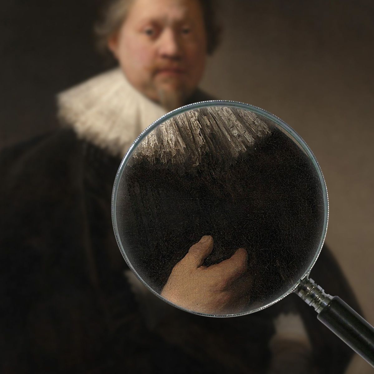 Portrait Of A Man Rembrandt van Rijn rvr130 canvas print