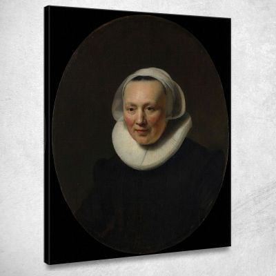 Portrait Of A Woman 2 Rembrandt van Rijn rvr132 canvas print 