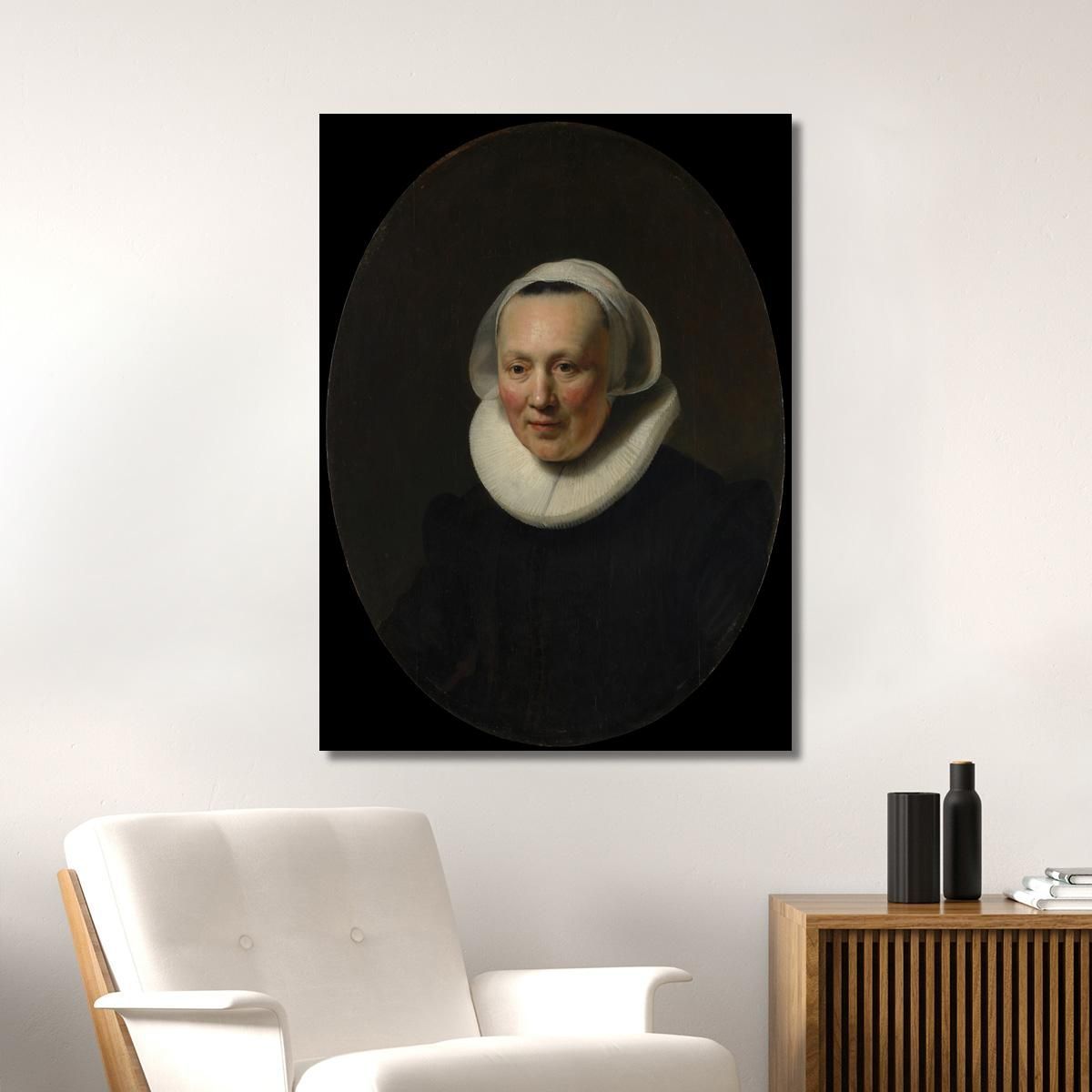 Portrait Of A Woman 2 Rembrandt van Rijn rvr132 canvas print 