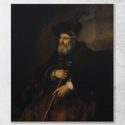 Portrait Of An Old Man 2 Rembrandt van Rijn rvr137 canvas print 