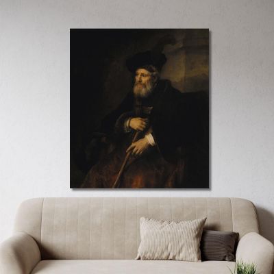 Portrait Of An Old Man 2 Rembrandt van Rijn rvr137 canvas print 