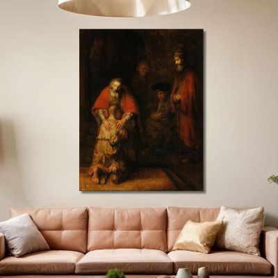 Return Of The Prodigal Son Rembrandt van Rijn rvr164 canvas print 