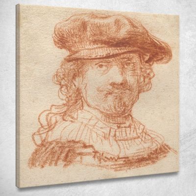 Self-Portrait 5 Rembrandt van Rijn rvr176 canvas print 