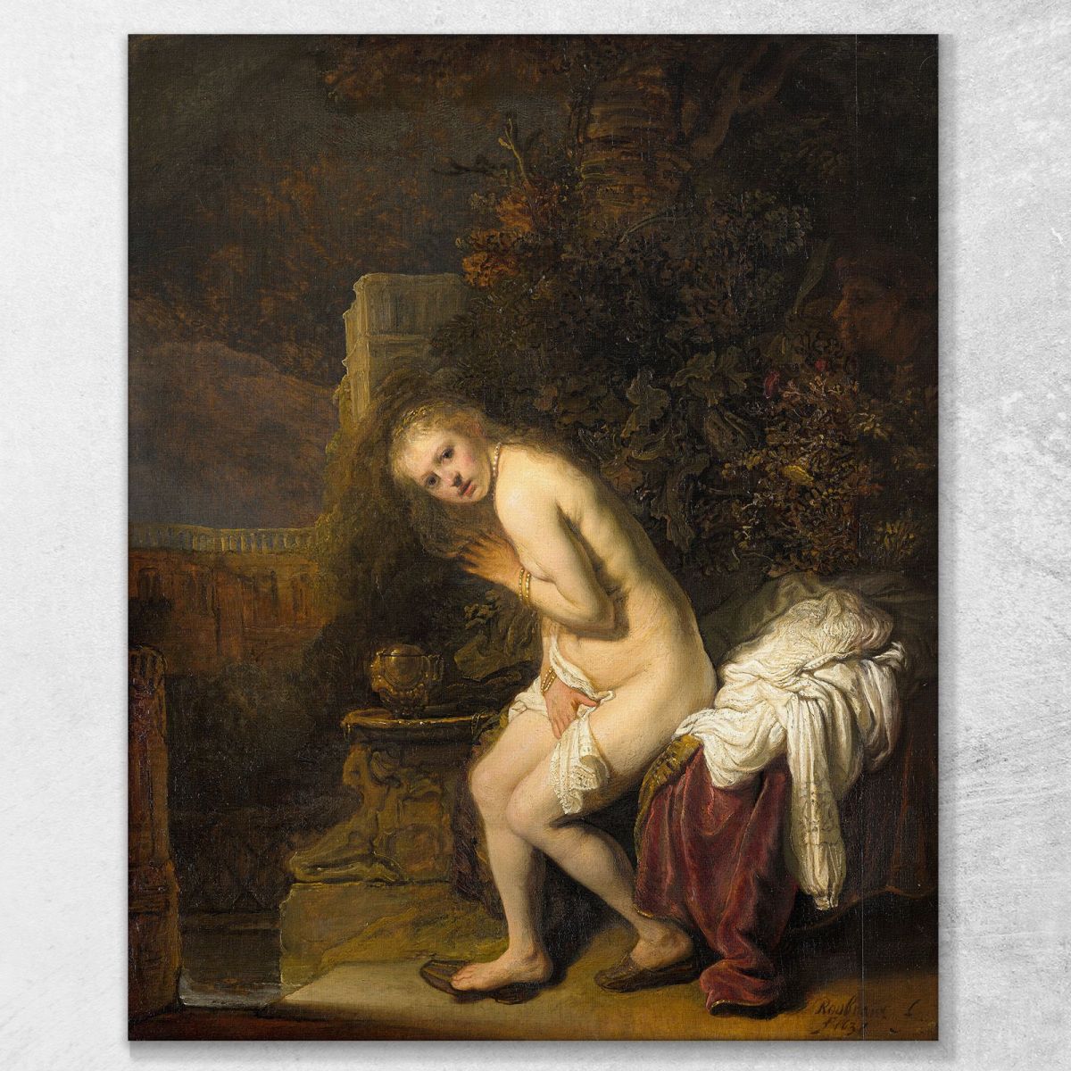 Susanna Rembrandt van Rijn rvr197 canvas print 