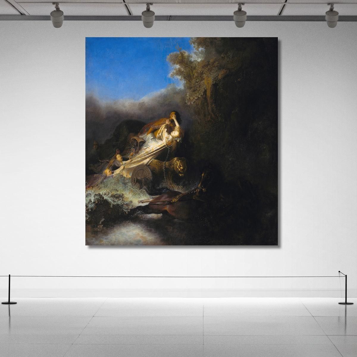 The Abduction Of Proserpina Rembrandt van Rijn rvr200 canvas print 