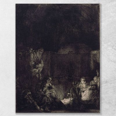 The Entombment Rembrandt van Rijn rvr221 canvas print 