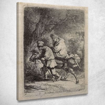 The Flight Into Egypt Rembrandt van Rijn rvr223 canvas print 