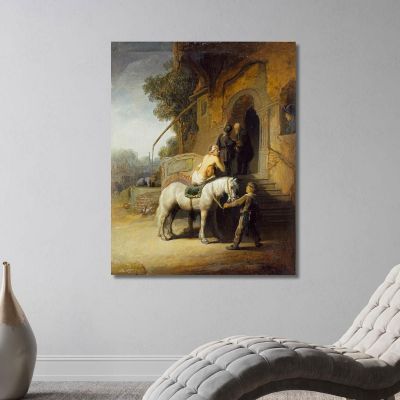 The Good Samaritan Rembrandt van Rijn rvr226 canvas print 