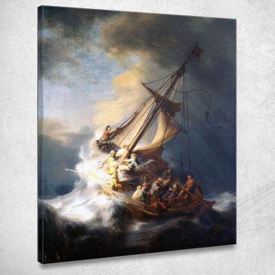 The Storm On The Sea Of Galilee Rembrandt van Rijn rvr247 canvas print 