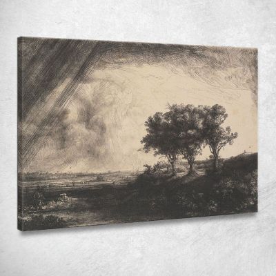 The Three Trees 2 Rembrandt van Rijn rvr250 canvas print 