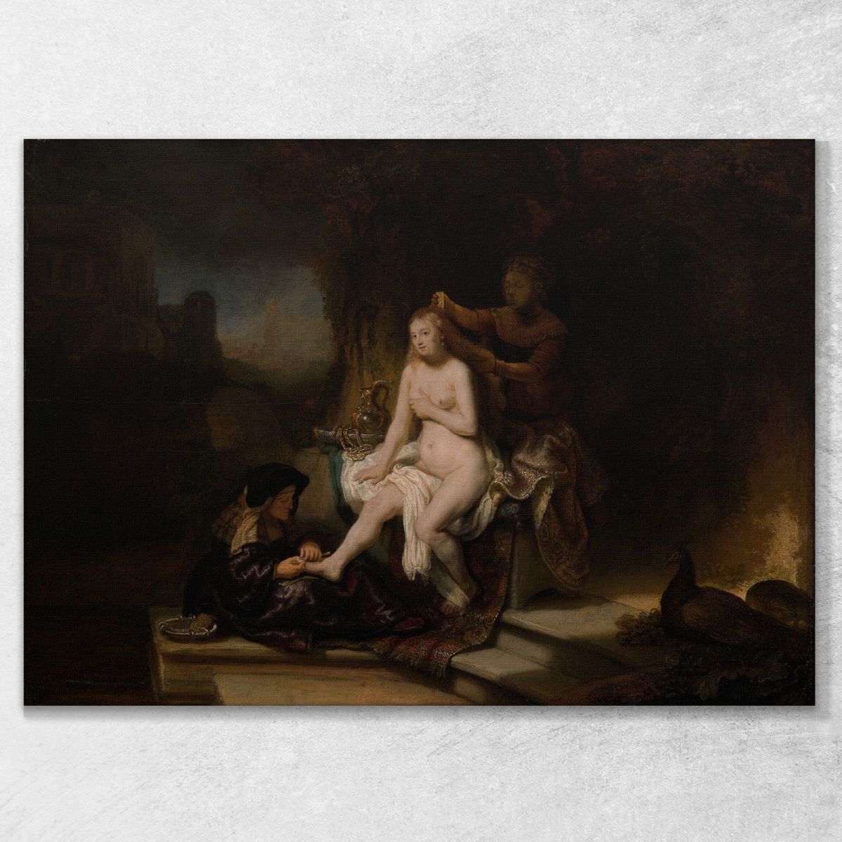 The Toilet Of Bathsheba Rembrandt van Rijn rvr251 canvas print 