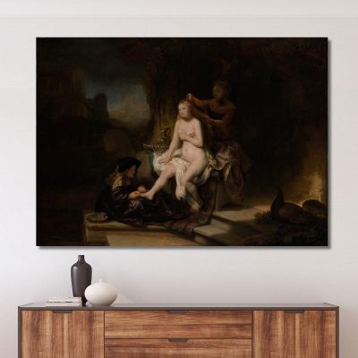 The Toilet Of Bathsheba Rembrandt van Rijn rvr251 canvas print 