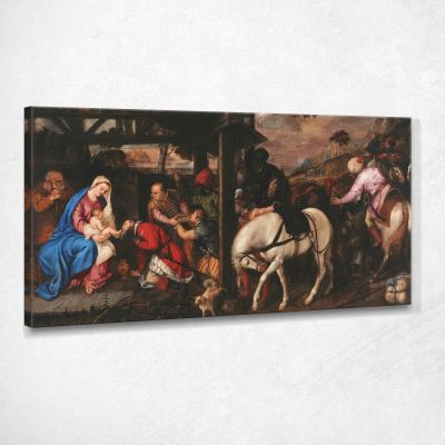 Adoration Of The Magi Titian Tiziano Vecellio ttn4 canvas print 