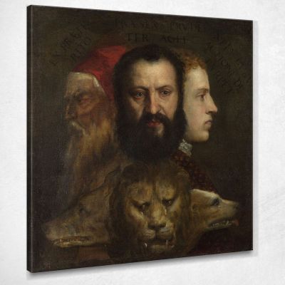 An Allegory Of Prudence Titian Tiziano Vecellio ttn5 canvas print 