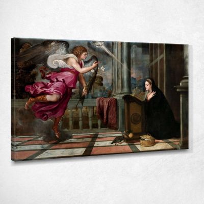 Annunciation 1540 Titian Tiziano Vecellio ttn8 canvas print 