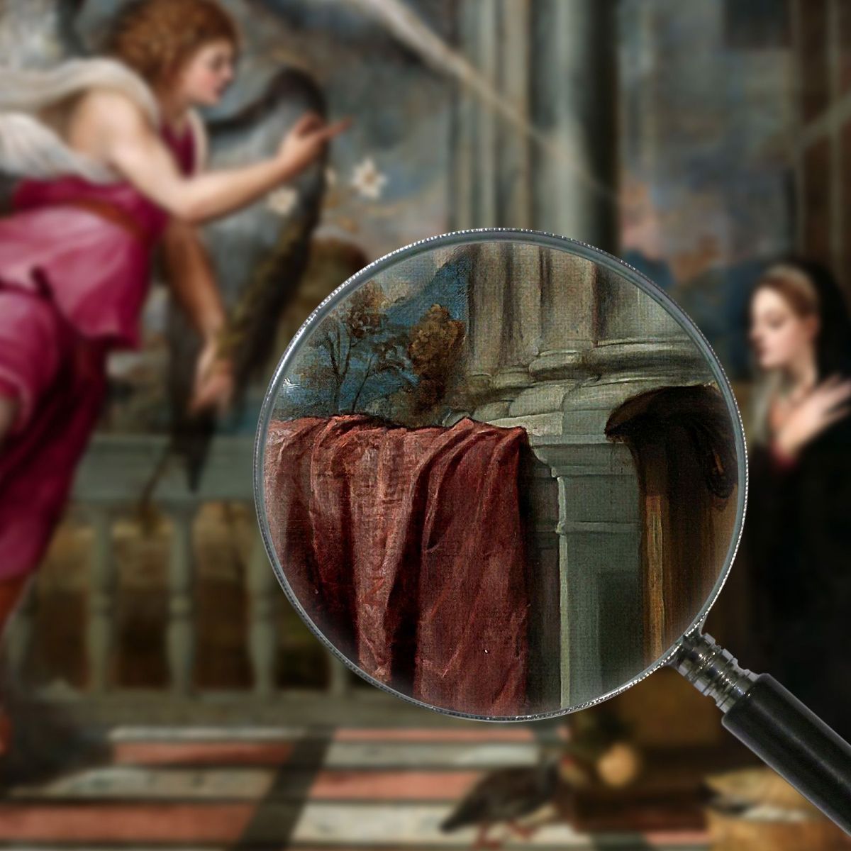 Annunciation 1540 Titian Tiziano Vecellio ttn8 canvas print