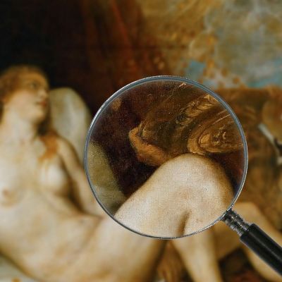 Danae Titian Tiziano Vecellio ttn19 canvas print