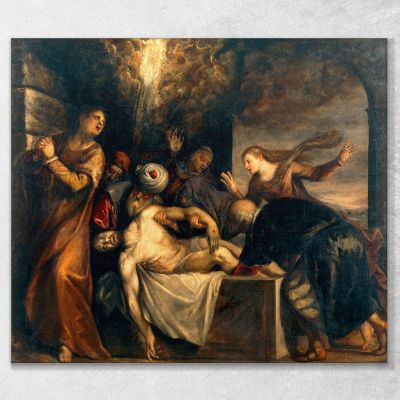 Deposition Of Christ In The Tomb Titian Tiziano Vecellio ttn20 canvas print 