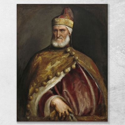 Doge Andrea Gritti Titian Tiziano Vecellio ttn22 canvas print 