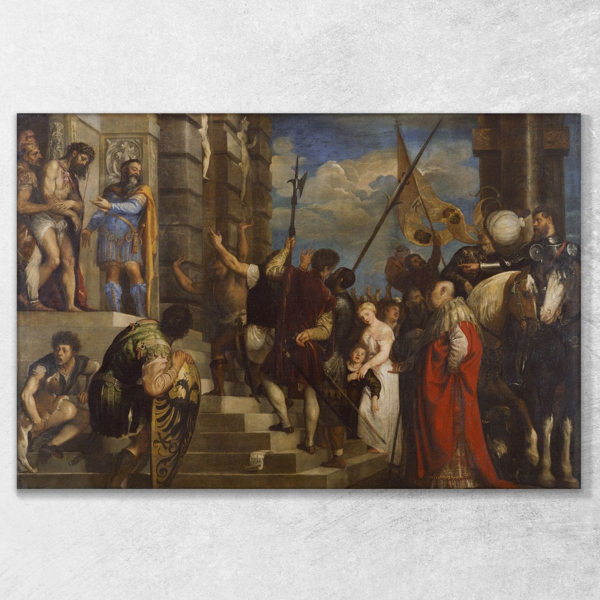 Ecce Homo 3 Titian Tiziano Vecellio ttn24 canvas print 