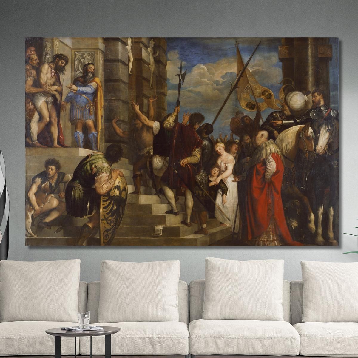 Ecce Homo 3 Titian Tiziano Vecellio ttn24 canvas print 