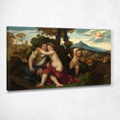 Mythological Scene Titian Tiziano Vecellio ttn28 canvas print 