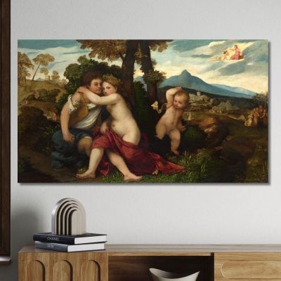 Mythological Scene Titian Tiziano Vecellio ttn28 canvas print 