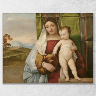 Gipsy Madonna Titian Tiziano Vecellio ttn29 canvas print 