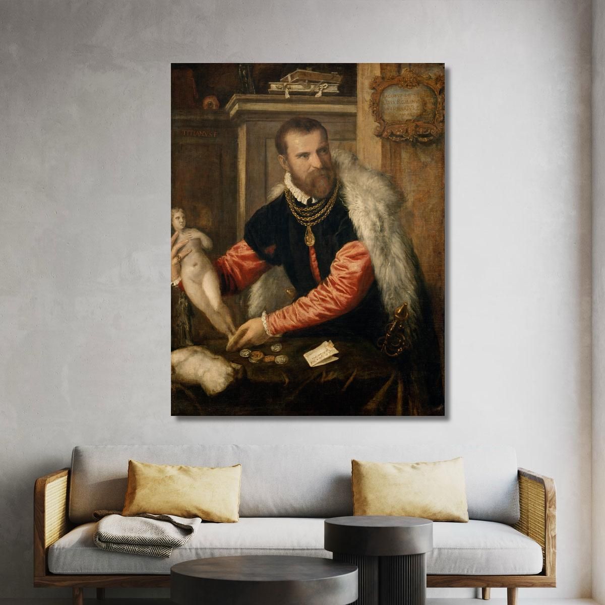 Jacopo Strada Titian Tiziano Vecellio ttn32 canvas print 