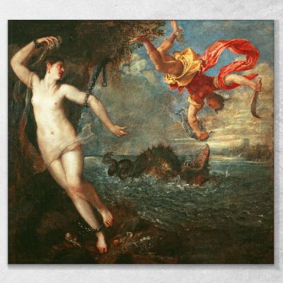 Perseus And Andromeda Titian Tiziano Vecellio ttn41 canvas print 