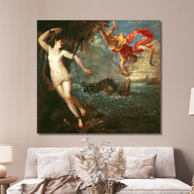 Perseus And Andromeda Titian Tiziano Vecellio ttn41 canvas print 