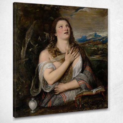 The Penitent Magdalene Titian Tiziano Vecellio ttn67 canvas print 