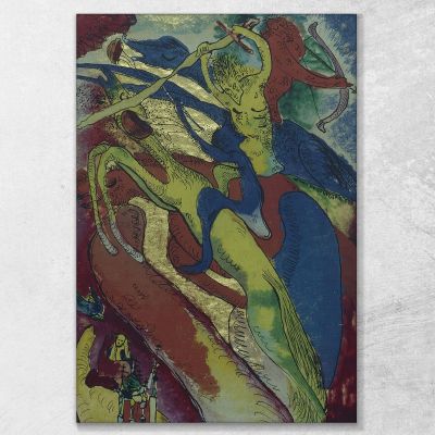 Apocalyptic Riders I Wassily Kandinsky wk9 canvas print 