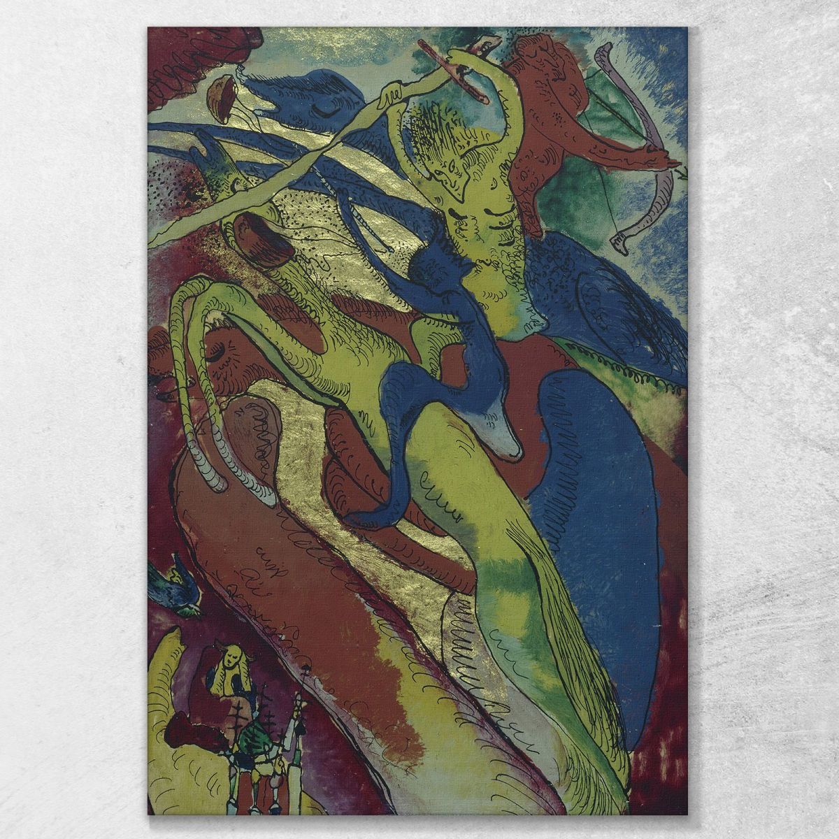 Apocalyptic Riders I Wassily Kandinsky wk9 canvas print 