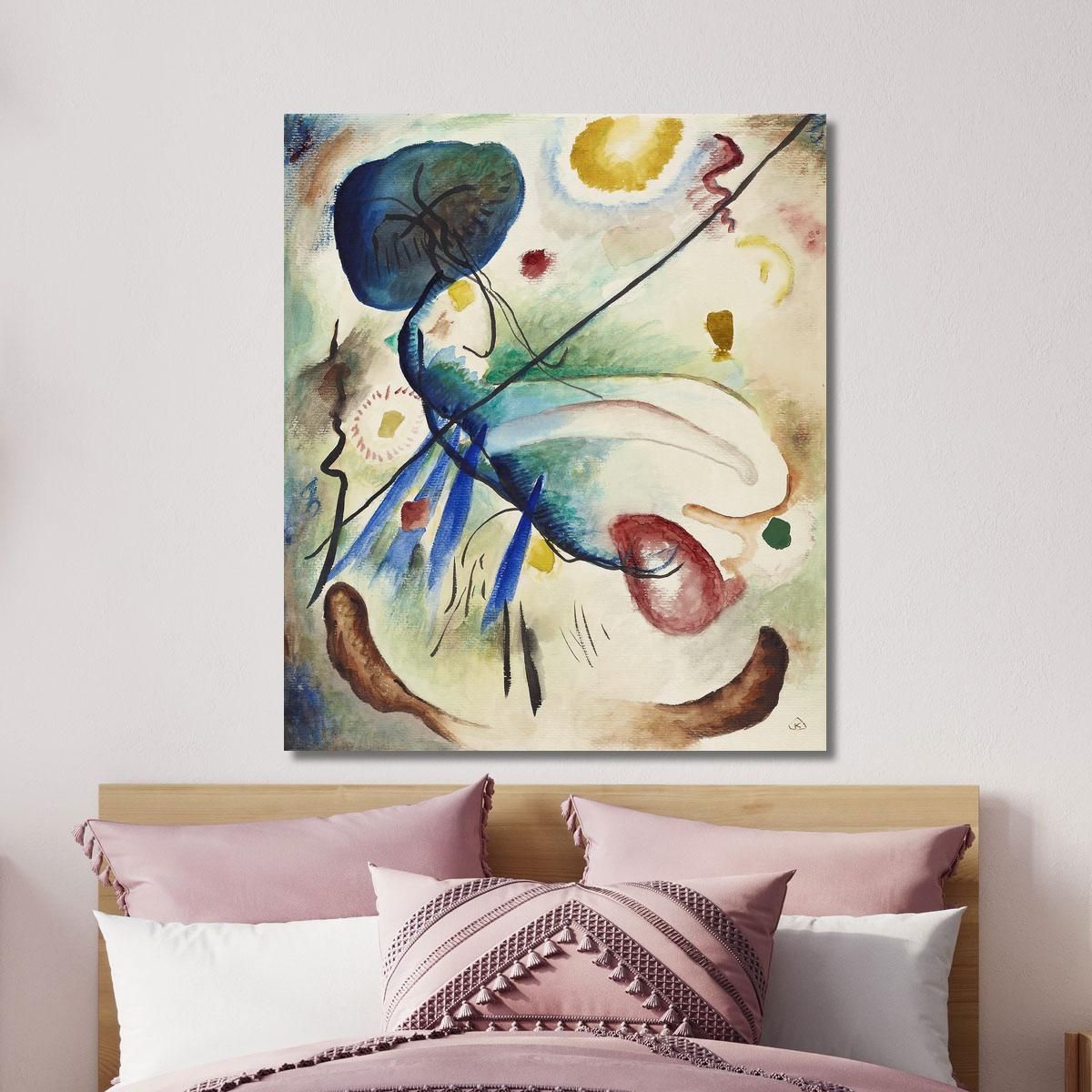 Watercolor With Line Wassily Kandinsky wk11 canvas print 