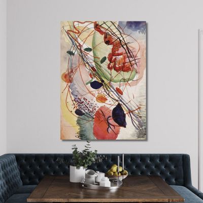 Watercolor Wassily Kandinsky wk13 canvas print 