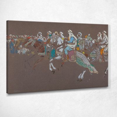 Arab Cavalry Wassily Kandinsky wk14 canvas print 