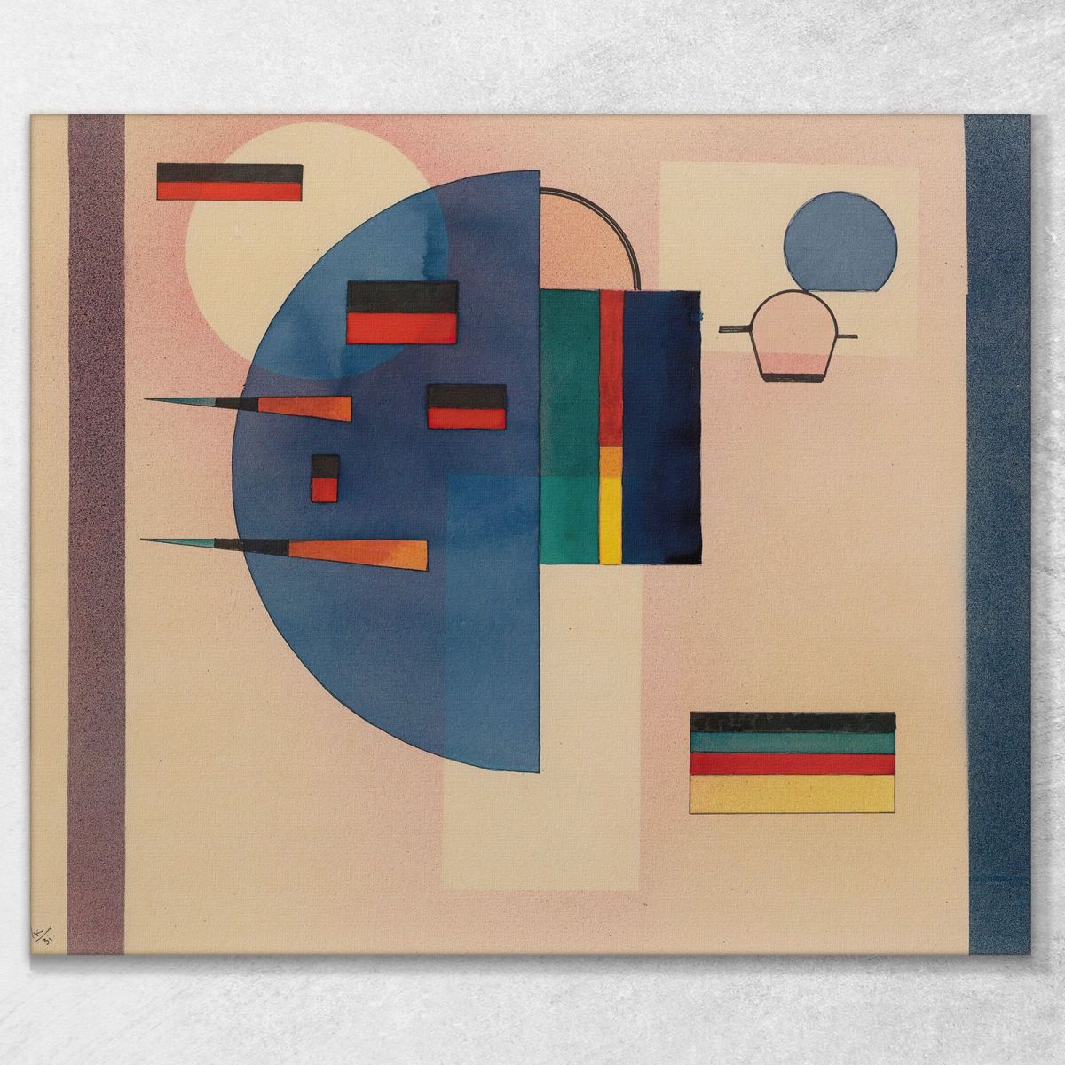 Calm Calmed 2 Wassily Kandinsky wk16 canvas print 