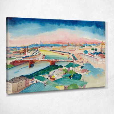 View Of Moscow Wassily Kandinsky wk25 canvas print 