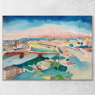 View Of Moscow Wassily Kandinsky wk25 canvas print 