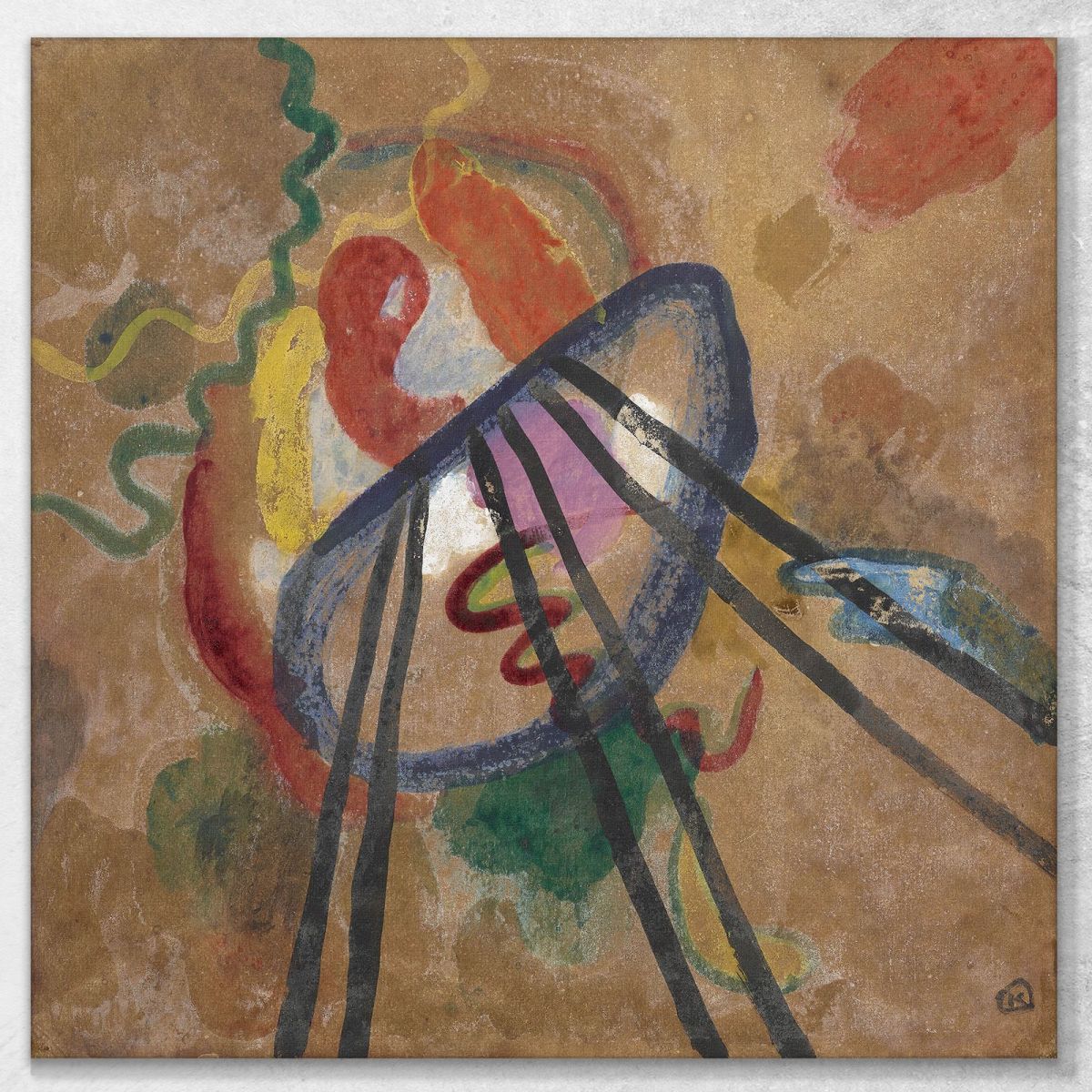 Boot Wassily Kandinsky wk28 canvas print 