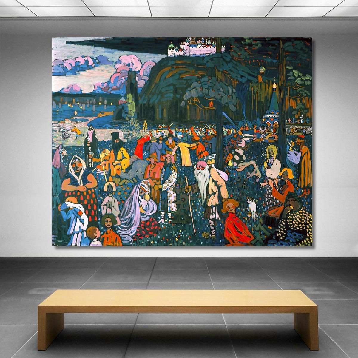 Colorful Life 1907 Wassily Kandinsky wk33 canvas print 