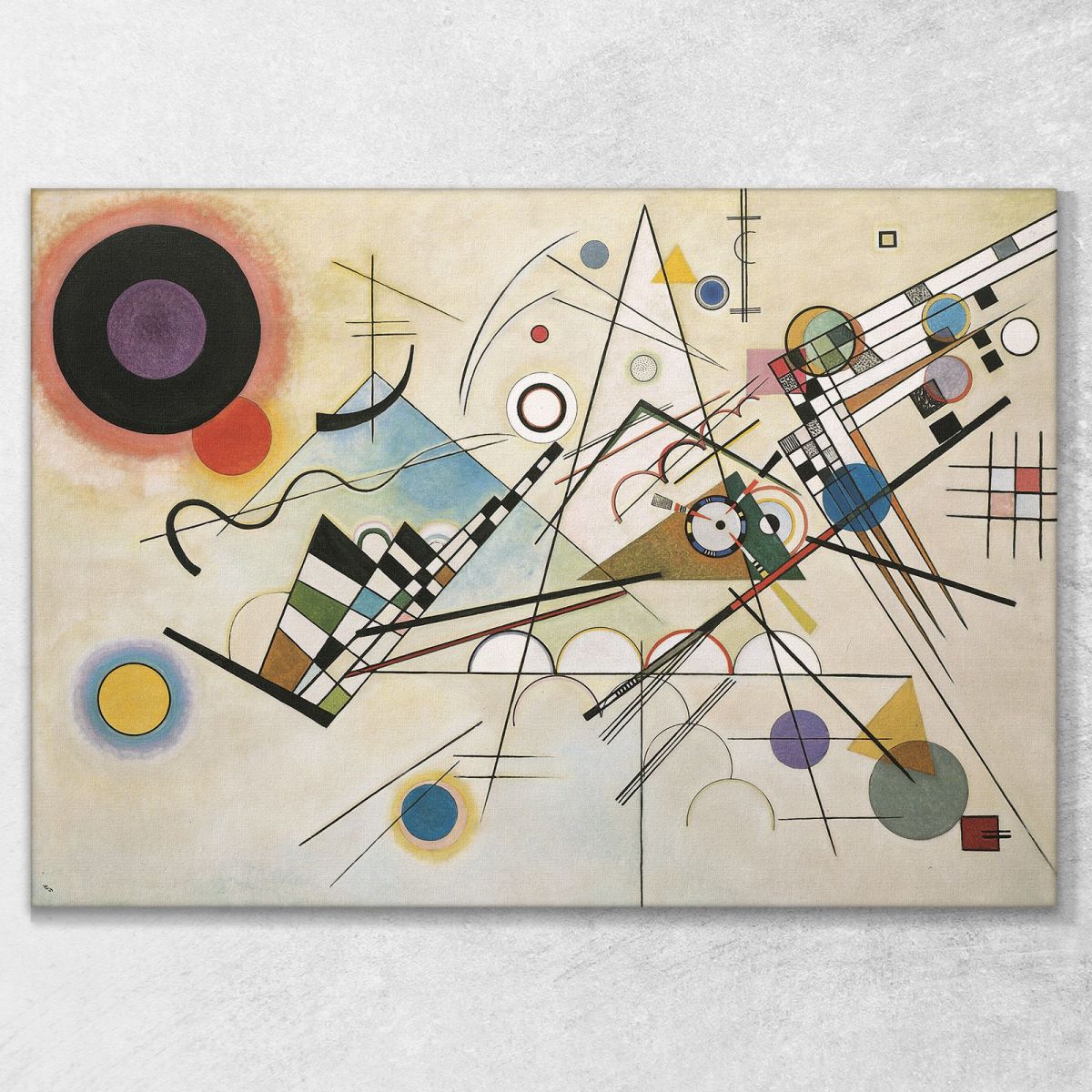 Composition Viii Wassily Kandinsky wk38 canvas print 