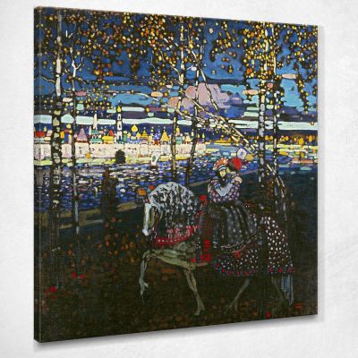 Couple Riding 1906 Wassily Kandinsky wk40 canvas print 