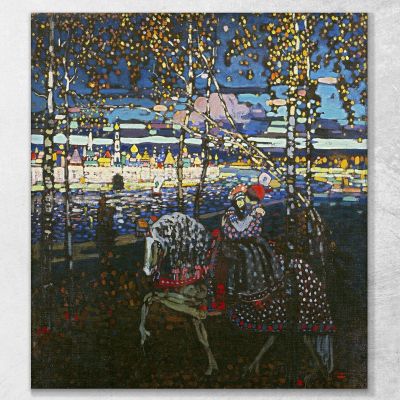 Couple Riding 1906 Wassily Kandinsky wk40 canvas print 