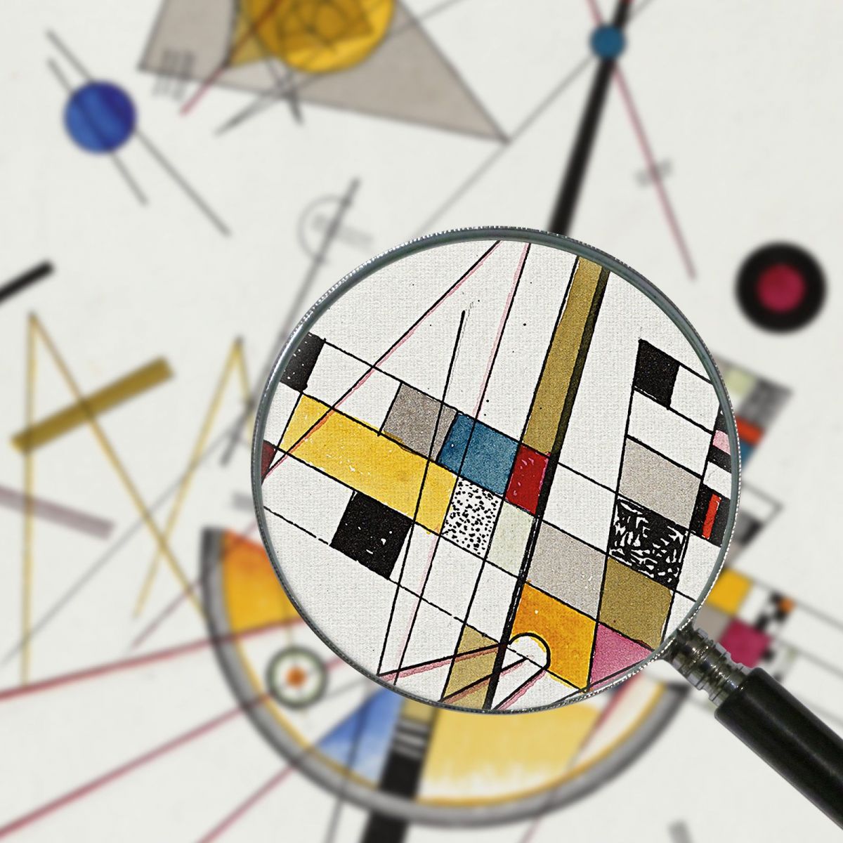 Delicate Tension Wassily Kandinsky wk43 canvas print